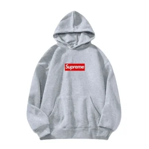 Grey Supreme Hoodie