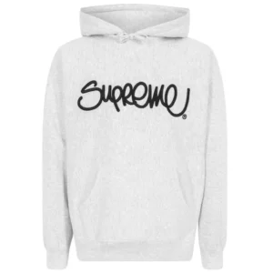 Gray Supreme Hoodie